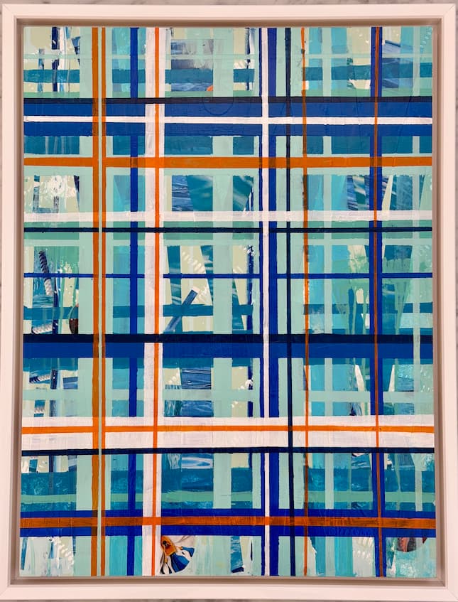 "Pool Party Plaid" by Meg MacLeod